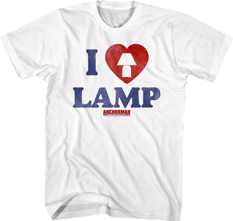 I Love Lamp Anchorman T-Shirt