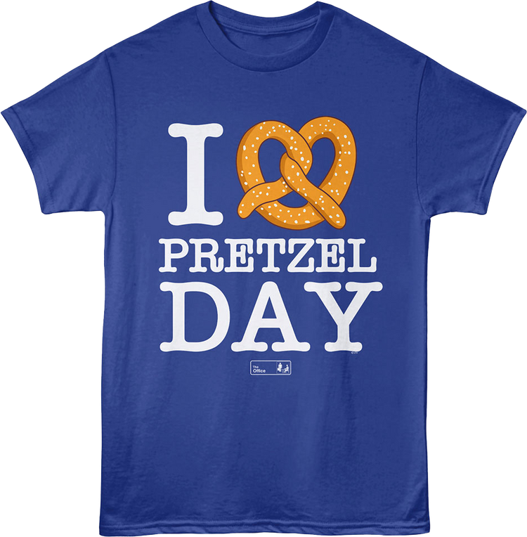 I Love Pretzel Day The Office T-Shirt