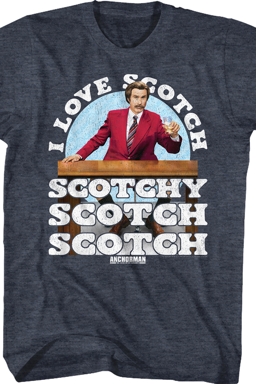 I Love Scotch Anchorman T-Shirt