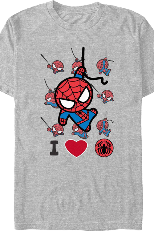 I Love Spider-Man Marvel Comics T-Shirt
