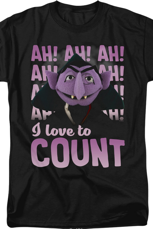 I Love To Count Sesame Street T-Shirt