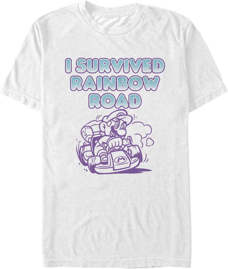 I Survived Rainbow Road Mario Kart T-Shirt