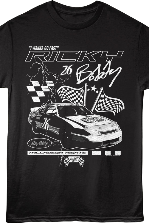 I Wanna Go Fast Talladega Nights T-Shirt