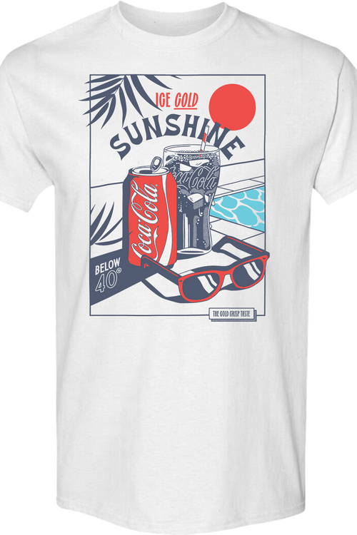 Ice Cold Sunshine Poster Coca-Cola T-Shirt
