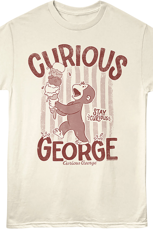 Ice Cream Cone Curious George T-Shirt