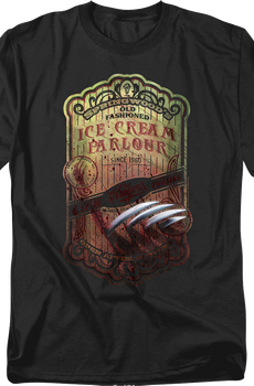 Ice Cream Parlour Nightmare On Elm Street T-Shirt