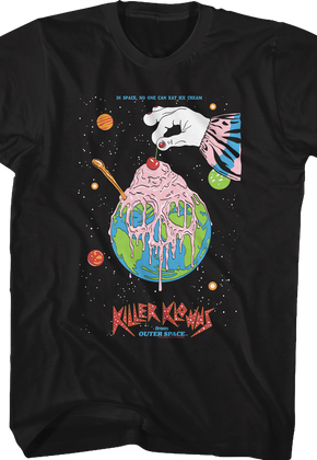 Ice Cream Poster Killer Klowns From Outer Space T-Shirt