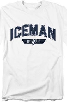 Iceman Chenille Letters Top Gun T-Shirt