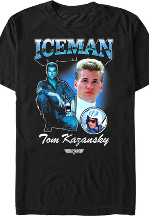 Iceman Collage Top Gun T-Shirt