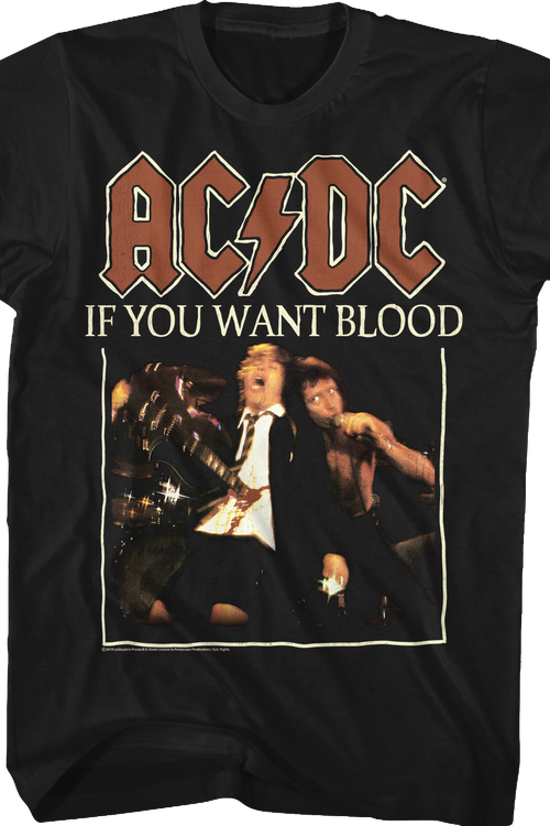 If You Want Blood ACDC T-Shirt