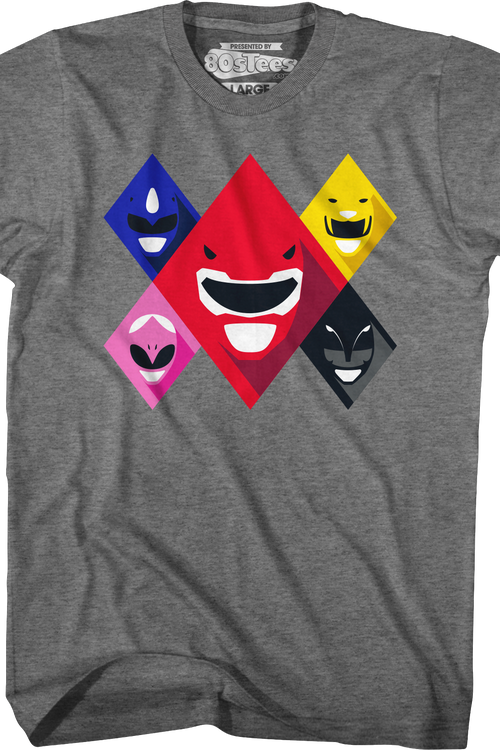 Implied Rangers Mighty Morphin Power Rangers T-Shirt