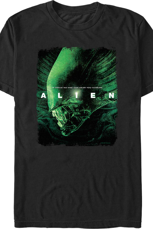 In Space No One Can Hear You Scream Alien T-Shirt