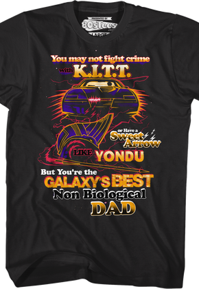 Inspired by Guardians of the Galaxy Non Biological Dad T-Shirt