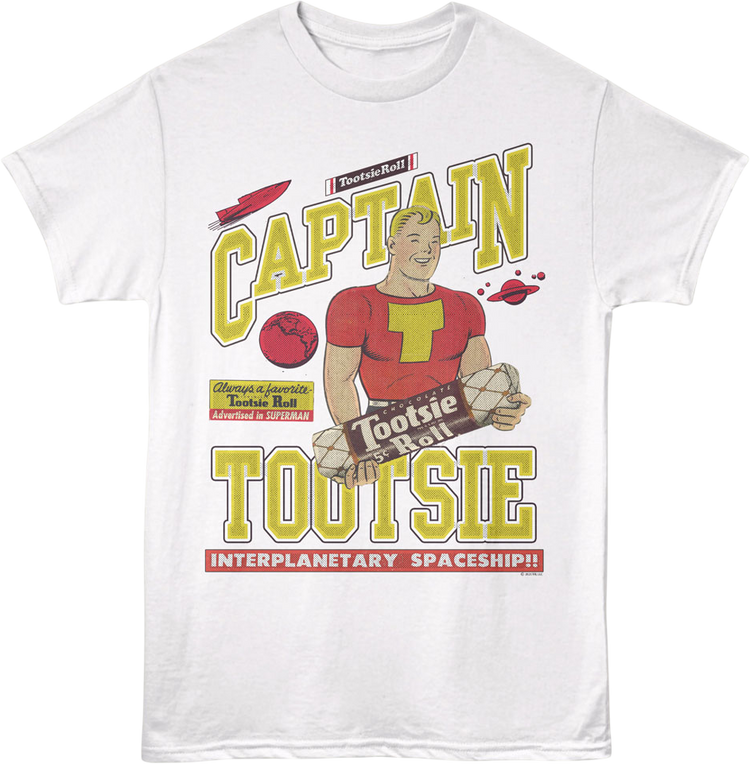 Interplanetary Spaceship Tootsie Roll T-Shirt