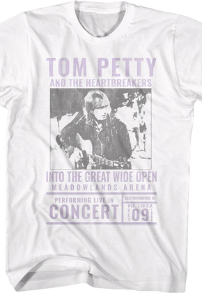Into The Great Wide Open Concert Tom Petty T-Shirt
