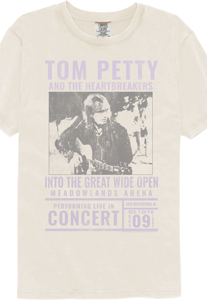Into The Great Wide Open Tom Petty Comfort Colors Brand T-Shirt