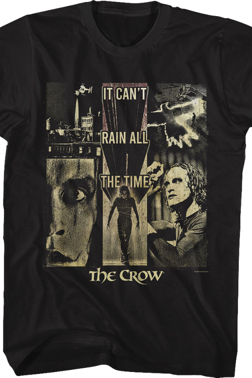 It Can't Rain All The Time Collage The Crow T-Shirt