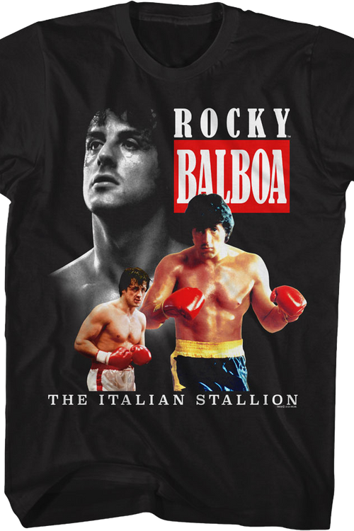 Italian Stallion Collage Rocky T-Shirt