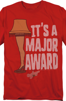 It's A Major Award Leg Lamp Christmas Story T-Shirt