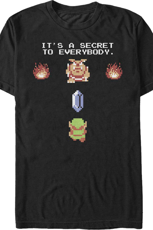 It's A Secret To Everybody Legend Of Zelda T-Shirt