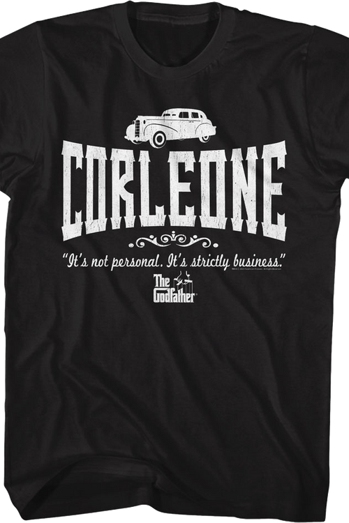 It's Not Personal It's Strictly Business Godfather T-Shirt