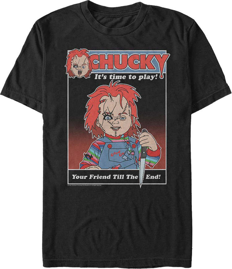 It's Time To Play Child's Play T-Shirt