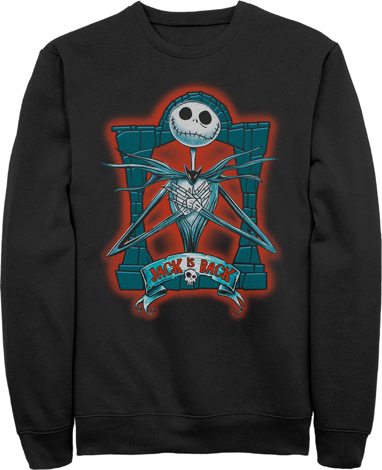 Jack Is Back Nightmare Before Christmas Sweatshirt
