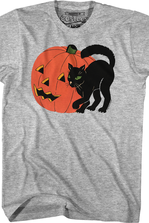Jack-o'-Lantern & Black Cat T-Shirt