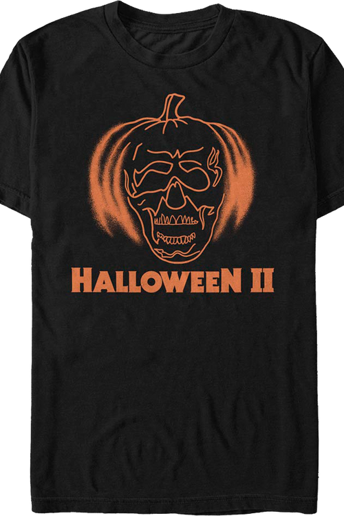 Jack-o'-Lantern Outline Halloween II T-Shirt