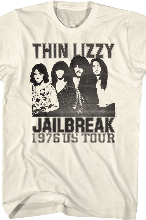 Jailbreak 1976 US Tour Thin Lizzy T-Shirt