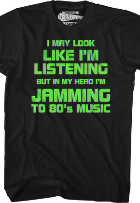 Jamming To 80's Music T-Shirt