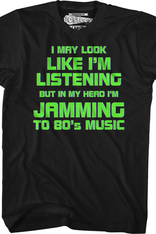 Jamming To 80's Music T-Shirt
