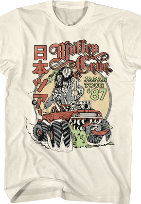 Japan Tour '87 Motley Crue T-Shirt