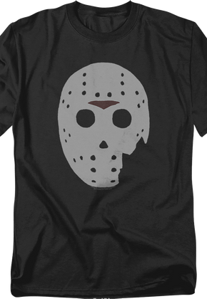 Jason Voorhees Broken Hockey Mask Friday the 13th T-Shirt