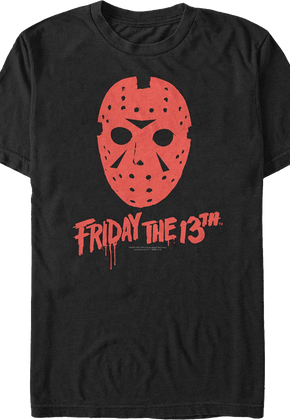 Jason Voorhees Red Mask Friday the 13th T-Shirt