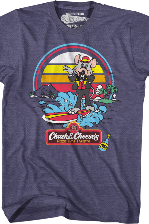 Surfing Chuck E. Cheese T-Shirt