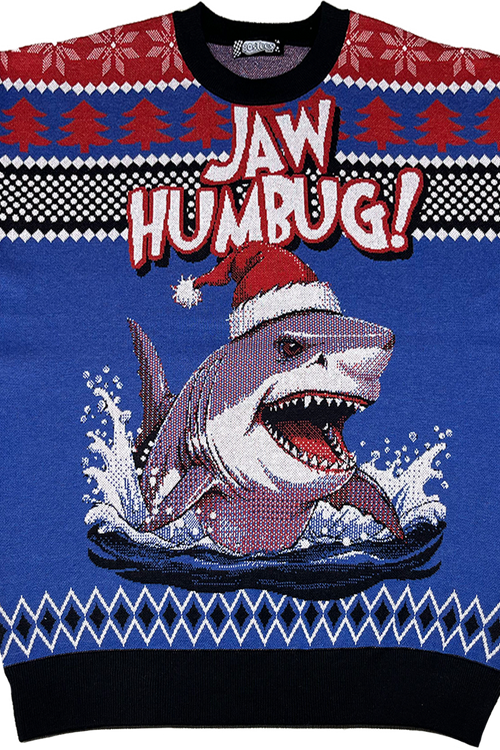 Jaw Humbug Knitted Christmas Sweater