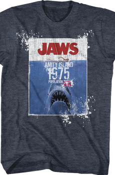 Amity Island Population Jaws T-Shirt