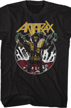 Judge Dredd Zombie Anthrax T-Shirt