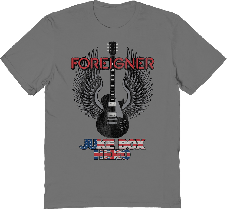 Juke Box Hero Winged Guitar Foreigner T-Shirt