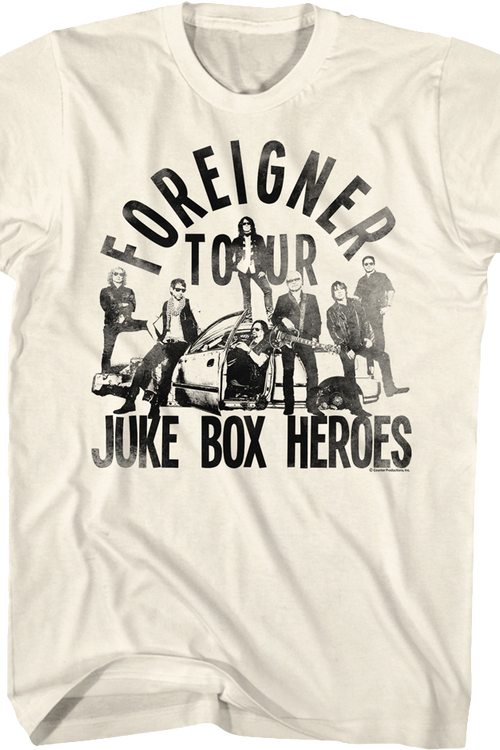 Juke Box Heroes Tour Foreigner T-Shirt