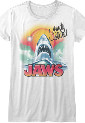 Ladies Airbrush Jaws Shirt