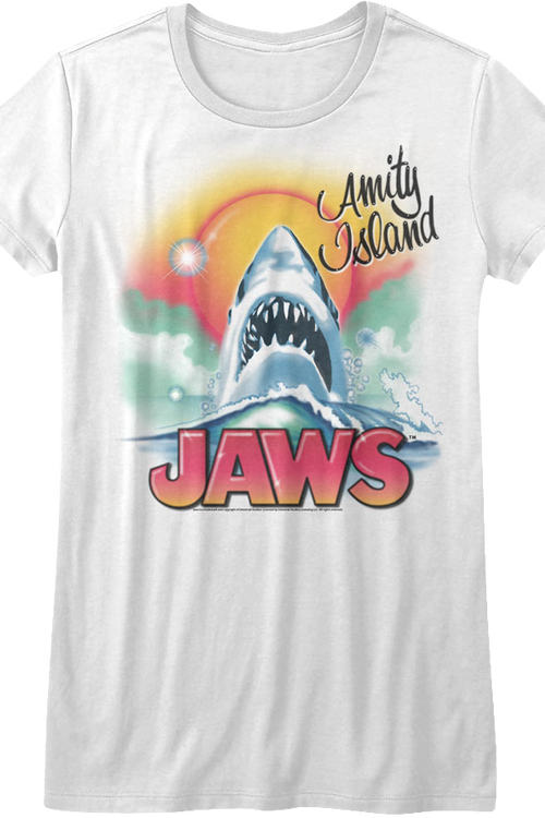 Ladies Airbrush Jaws Shirt
