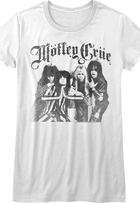 Ladies Black and White Motley Crue Shirt