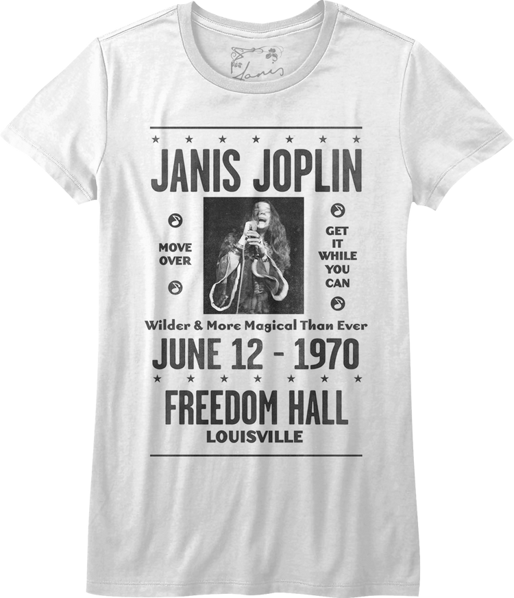 Ladies Freedom Hall Janis Joplin Shirt