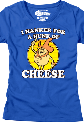 Ladies I Hanker For A Hunk Of Cheese Time For Timer Shirt