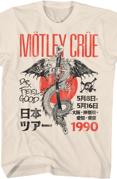 Kanji Dr. Feelgood Motley Crue T-Shirt