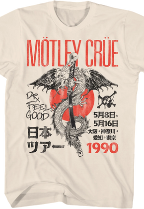 Kanji Dr. Feelgood Motley Crue T-Shirt