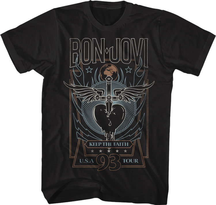 Keep The Faith Tour Bon Jovi T-Shirt