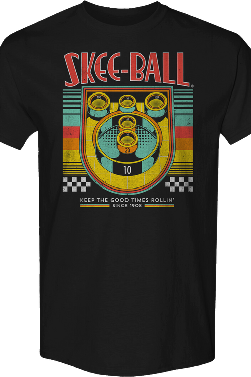 Keep The Good Times Rollin' Skee-Ball T-Shirt